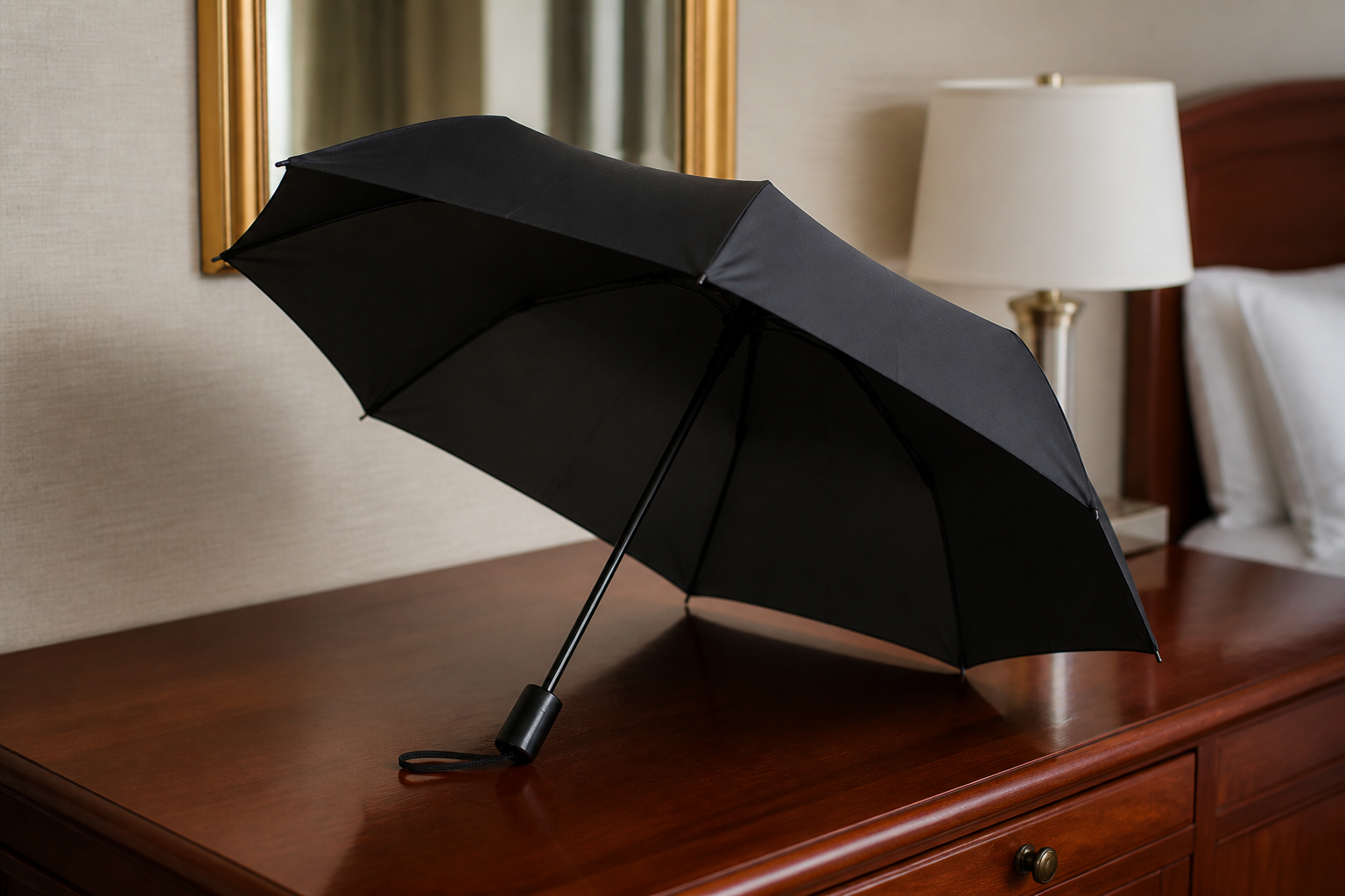 Windproof travel umbrella